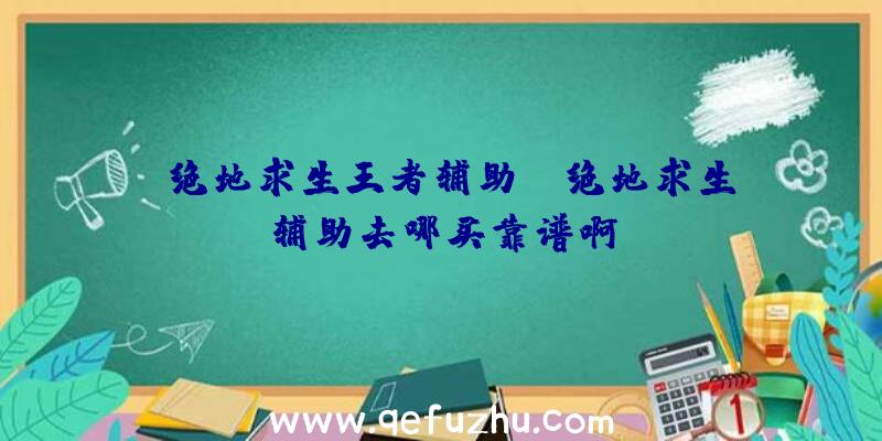 「绝地求生王者辅助」|绝地求生辅助去哪买靠谱啊